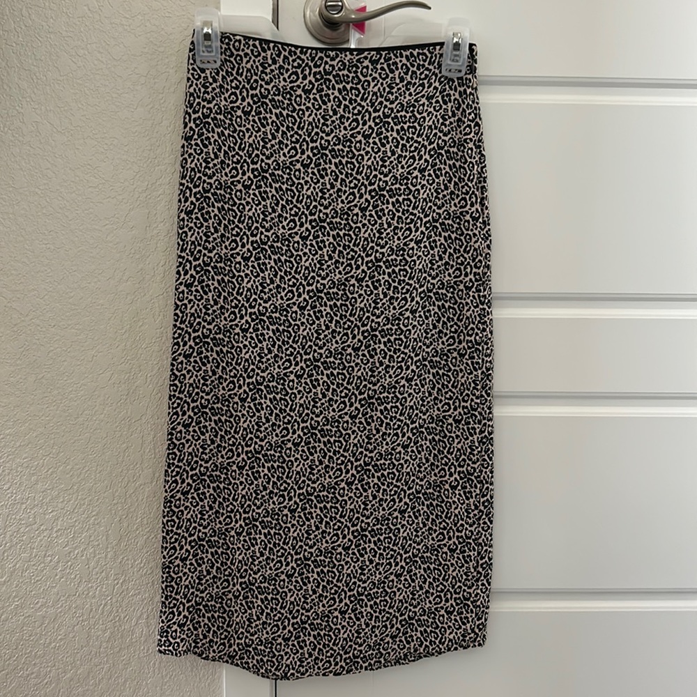 Cheetah Midi Skirt